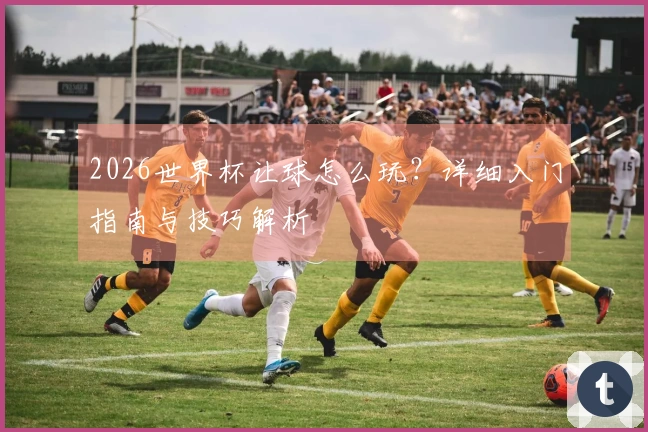 2026世界杯让球怎么玩？详细入门指南与技巧解析