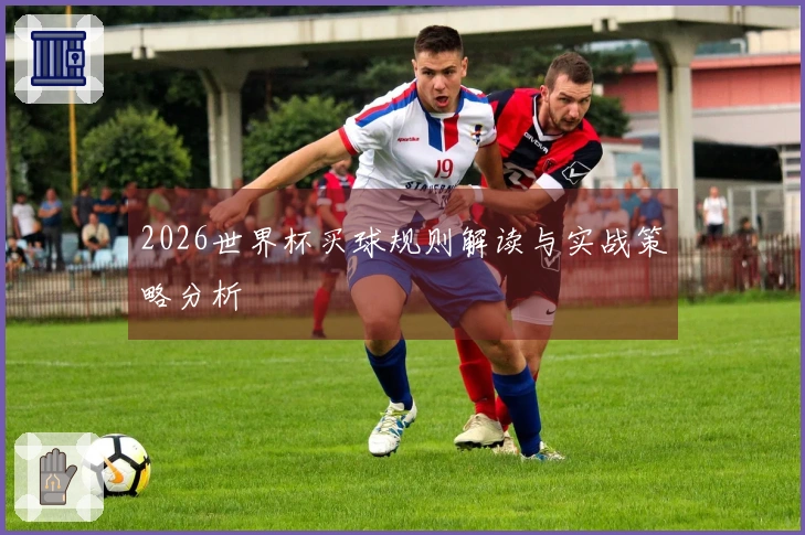 2026世界杯买球规则解读与实战策略分析