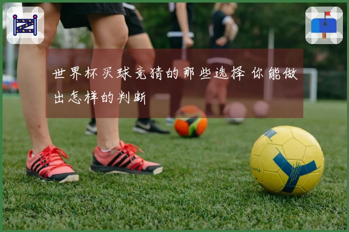 世界杯买球竞猜的那些选择 你能做出怎样的判断