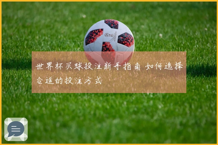 世界杯买球投注新手指南 如何选择合适的投注方式
